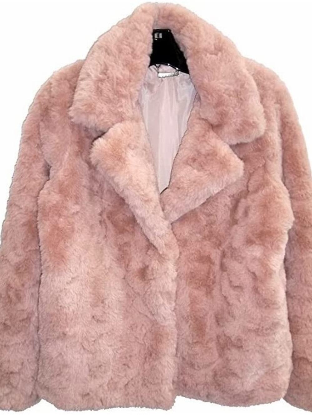 JouJou Pink Faux Fur Coat - Picture 4 of 4